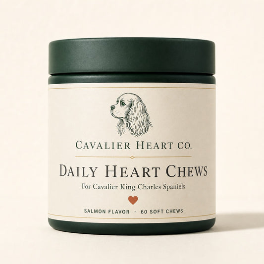 Cavalier Heart Co. Daily Heart Chews jar