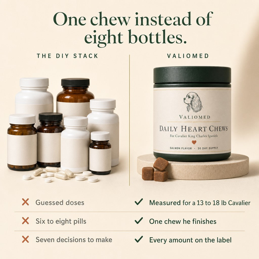 One chew instead of eight bottles