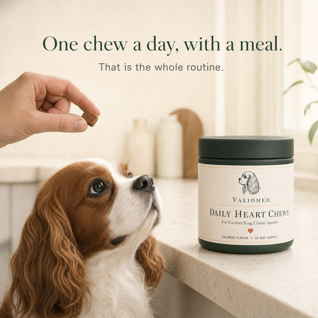 One chew a day, with a meal