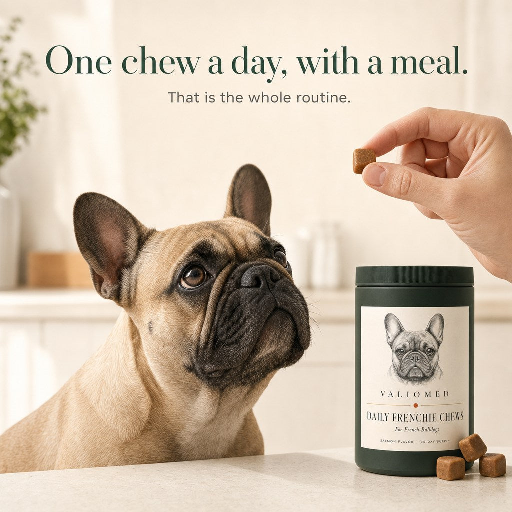 One chew a day, with a meal