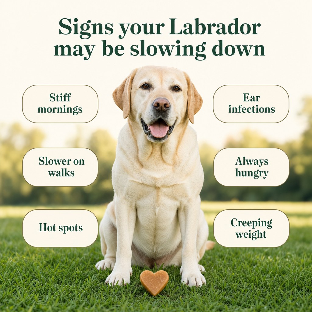 Signs your Labrador may be slowing down